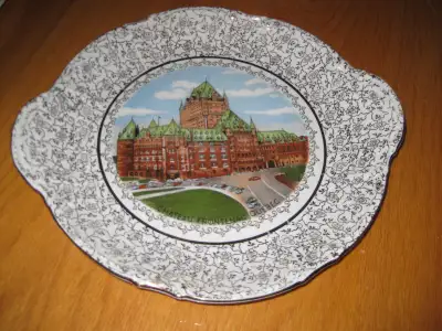 ASSIETTE PORCELAINE (GERMANY) TRÈS RARE CHÂTEAU FRONTENAC QUÉBEC, View more