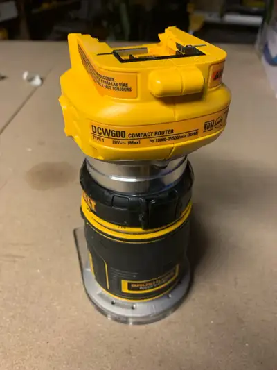 DEWALT DCW600B 20V MAX XR Brushless Cordless Compact Router, View more