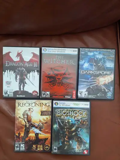 Five PC games, View more