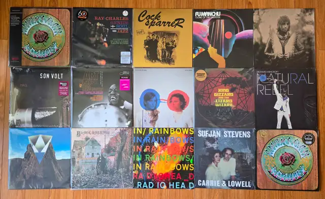 Classic Rock, Indie Rock and Jazz Vinyl Records