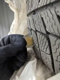 Michelin Winter tires on rims