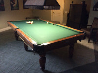 TABLE DE BILLARD ANTIQUE PALASON 5X9 ( COMME NEUVE)