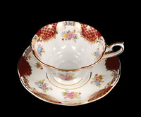 Royal Albert 'Catherine' Empress Series Ornate Bone China Teacup