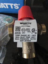 Watts LFL1170M2-US 1/2" mixing valve for a hot water heater