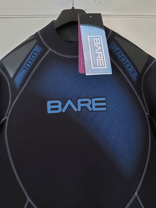 BARE Scuba: New XL wetsuit, boots, gloves, gauntlet gloves, hood in Water Sports in Vernon - Image 2