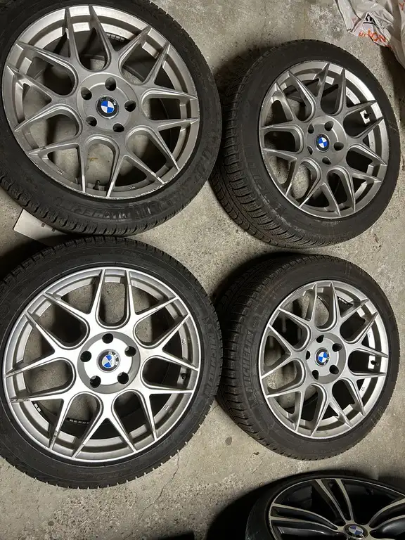 BMW RIMS 5*120MM WITH 225/45/18 MICHELIN WINTER TIRE in Tires & Rims in City of Toronto - Image 10
