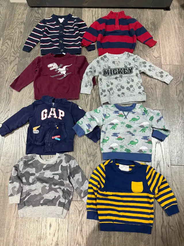 toddler boys sweaters 12-18 months 