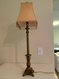Antique looking lamp-height 31 in