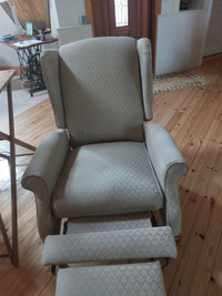 FREE reclining wing back chair