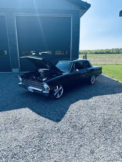 67 Chevy II -388 Stroker (600 HP on pump gas) -TH350 built -3.73 Yukon gears (Posi) -Disc brakes -El...