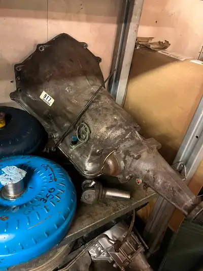 For Sale Used Chevy Turbo 350 Transmission, lock up type , 9” tail shaft , with converter, was worki...