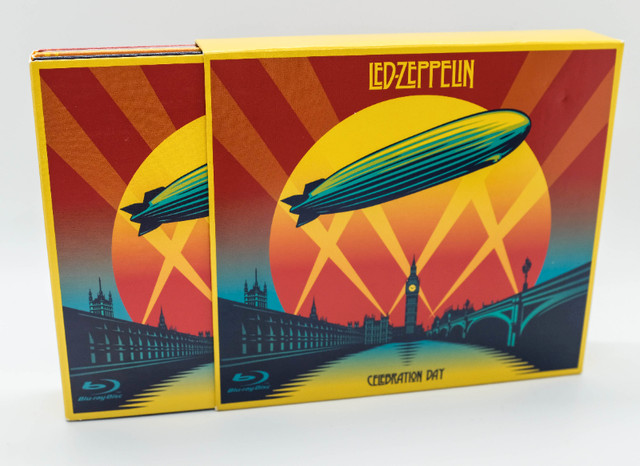 LED ZEPPELIN Celebration Day DVD BluRay 2 CDs + Guitar World mag in CDs, DVDs & Blu-ray in Burnaby/New Westminster