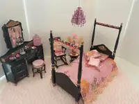 BARBIE ELEGANT BEDROOM SUITE FURNITURE