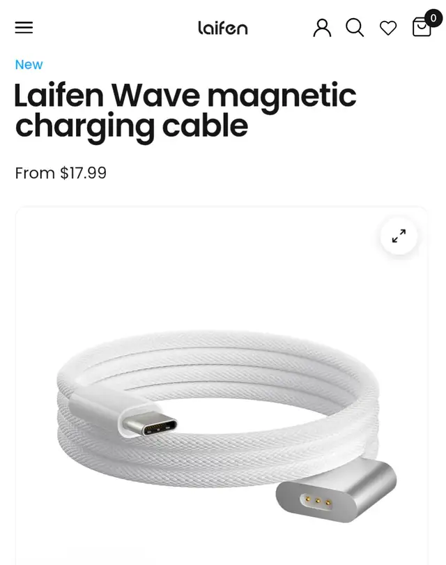 Laifen Wave magnetic charging cable usb c480459552185405442