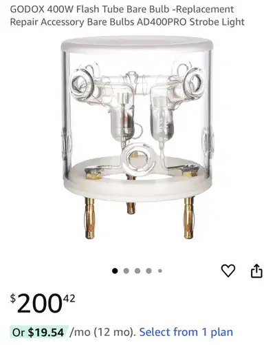 This Godox AD400Pro flash tube is a brand new replacement bulb for your strobe light, ensuring your...