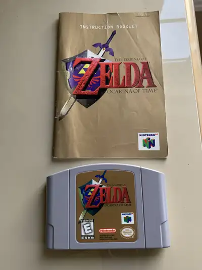 The Legend ofZelda:Ocarina of Time (Grey Cart, V1.1 )+Manual, View more