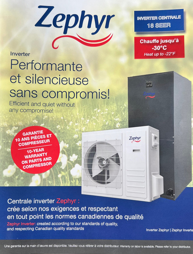Thermopompe  dans Chauffage et climatisation  à Ville de Québec