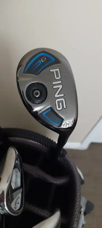 Ping G 4 Hybrid, 22 degree, rt hand, regular flex, new grip, excellent condition. $95 obo. I just bo...