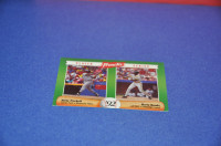 BARRY BONDS/KIRBY PUCKETT 1992 FRENCH'S PLAYER SERIES # 7 OF 18