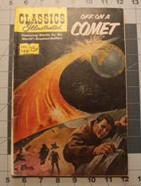 Classics Illustrated #149 Off On A Comet March 1953 Comic Book
