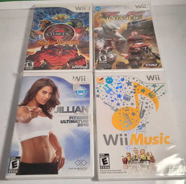 Sealed Wii Games Pack of 10 in Nintendo Wii in Barrie - Image 3