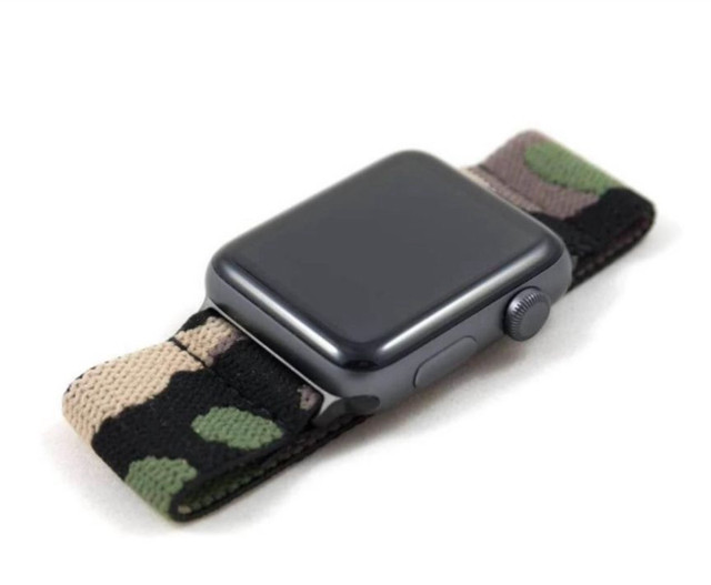 Bracelet en nylon pour Apple Watch 40 mm, 38 mm, 41 mm, 42 mm, 4 dans Accessoires pour cellulaires  à Ville de Montréal - Image 2