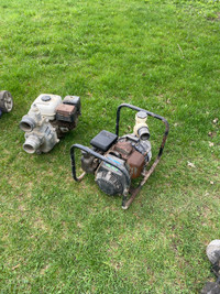 Pumps,  Honda portable  gas, (2) 