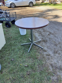 round table 3ft diameter.  kitchen office or den