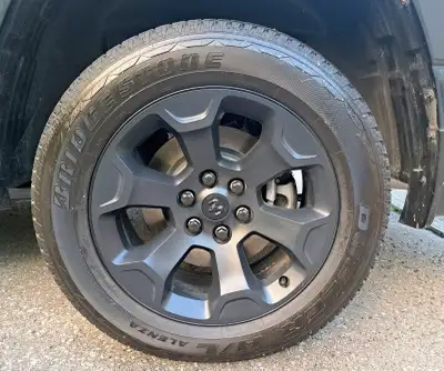 Make your RAM look like a 2026 Model with these 20 inch OEM rims. Selling with Mopar acorn style lug...