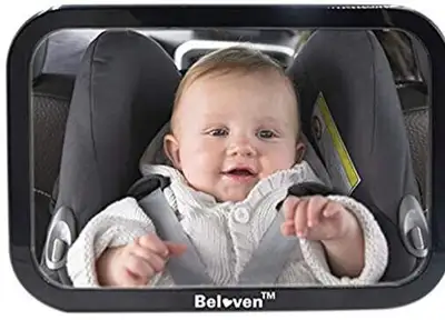 Baby rear seat mirror Beloven car safety kid 360 view peep, View more