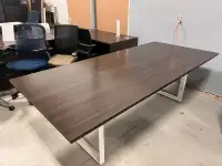 Boardroom Table with Metal O-Legs