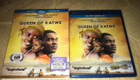 QUEEN OF KATWE Blu Ray Dvd NEW SEALED w Slip Cover