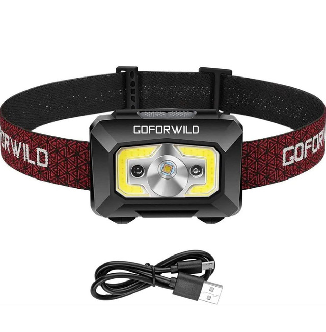 Goforworld usb rechargeable headlamp/lampe frontale  dans Appareils électroniques  à Ville de Montréal