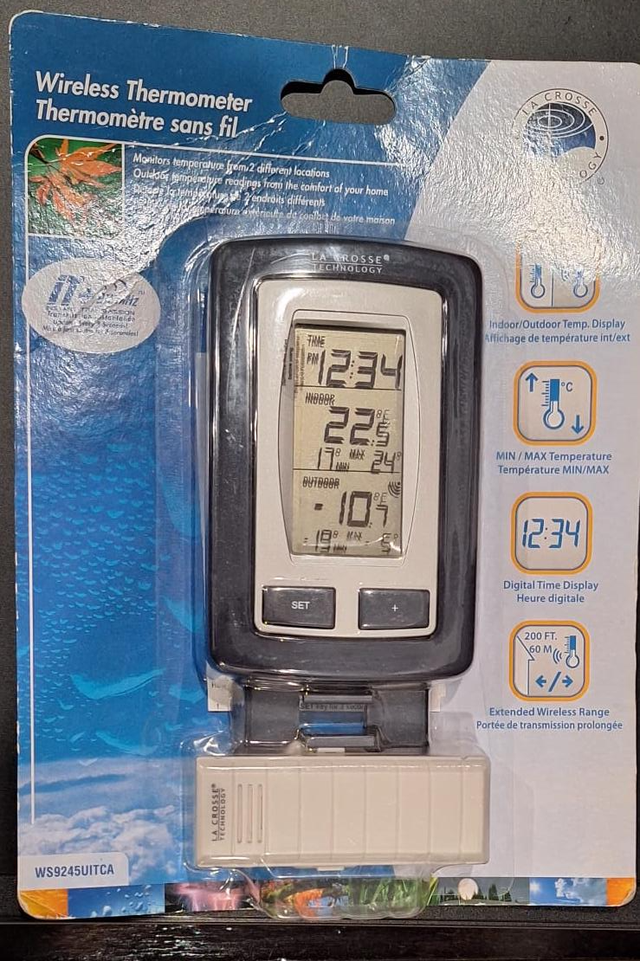 $13 Reduced from $20! Transmission iT+ wireless thermometer