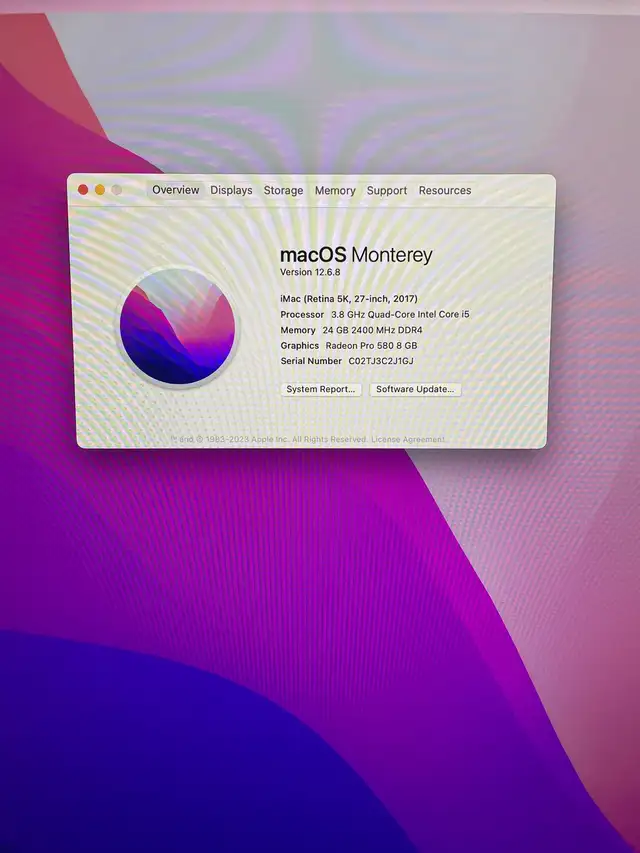 iMac retina 5k 27-inch 2017 excellent condition  in Desktop Computers in City of Toronto - Image 3