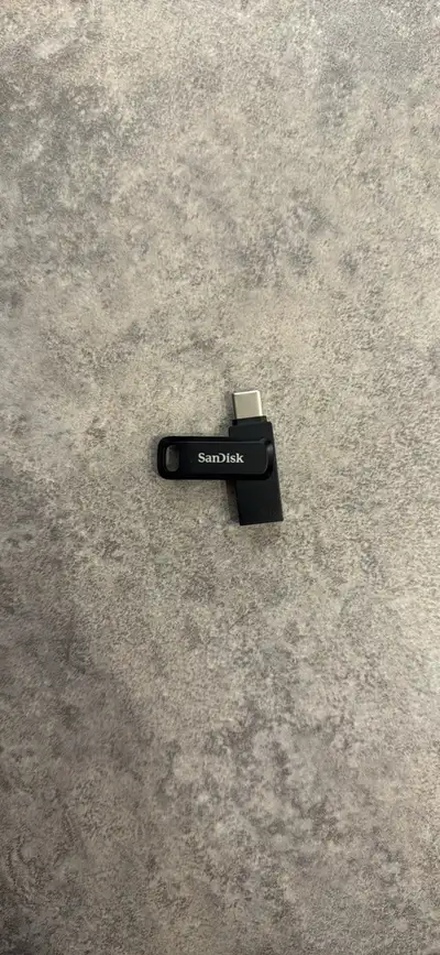 I'm selling a brand new SanDisk 256GB flash drive with both USB-A and USB-C connectors for versatile...