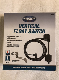 Brand new Vertical Float Switch by Superior Pump