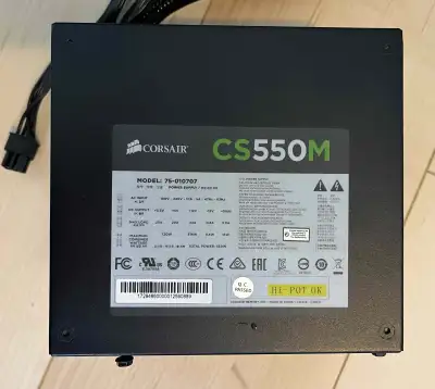 PC Power Supply - Corsair CS Modular CS550M 550Watt 80 PLUS Gold, View more