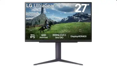 *NEW* 27-Inch QHD Gaming Monitor - LG 27GS85Q-B Ultragear 180Hz, View more