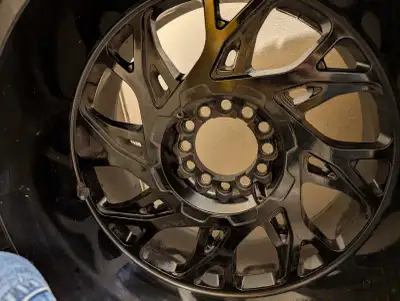 20x12 American Truxx Mayhem Wheels 6x135 bolt pattern With 20" RoadCruzza Tires 33x12.50R20CT Just i...