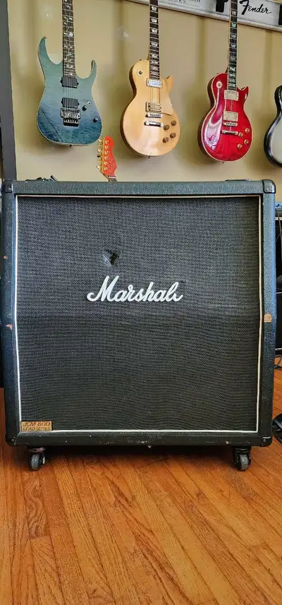 Selling as I no longer have a use for it. $500 firm Marshall JCM 800 1960A lead series cab loaded wi...
