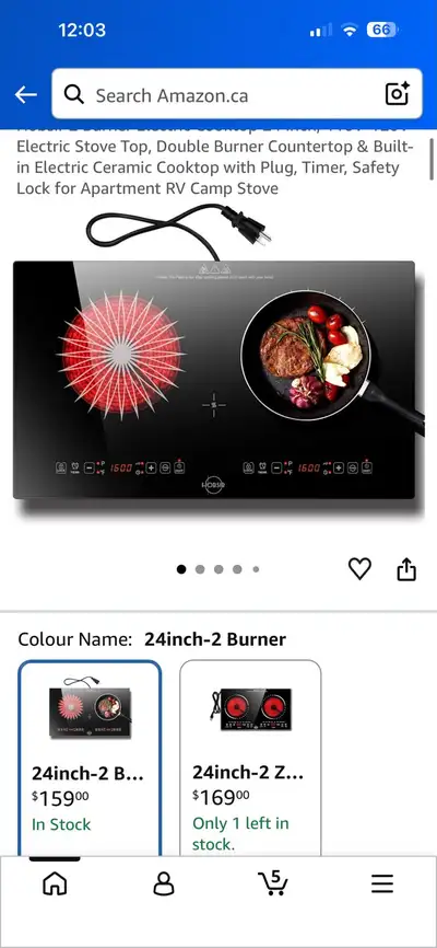 Hobsir Electric Ceramic Cooktop, View more