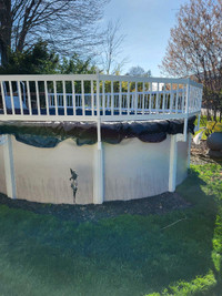 InGround pool fence extension