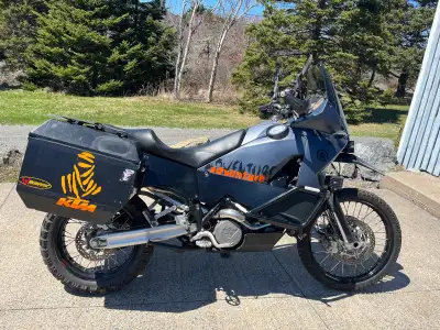 2007 KTM 990 Adventure. This Iconic bike will happily roll down the highway as well as the less trav...