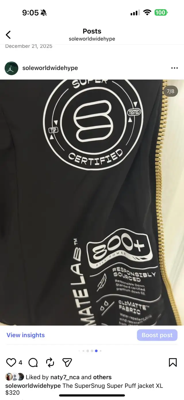 The SuperSnug Puff jacket XL $320 in Women's - Tops & Outerwear in City of Toronto - Image 7