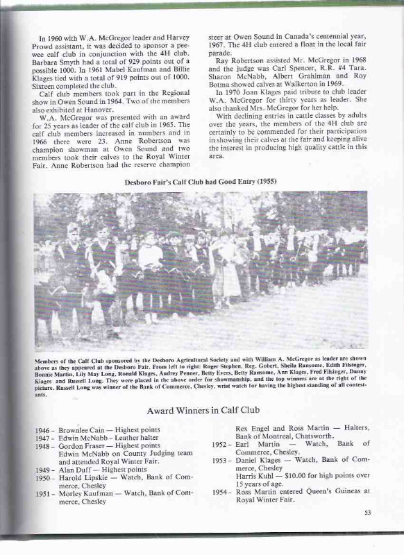 125th Anniversary of the Desboro Fall Fair Ontario Grey County in Non-fiction in Oakville / Halton Region - Image 4