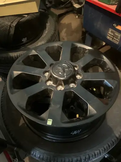 I have a full set of four rims off a dodge 2500 that includes tire sensors asking 1000 or best offer...