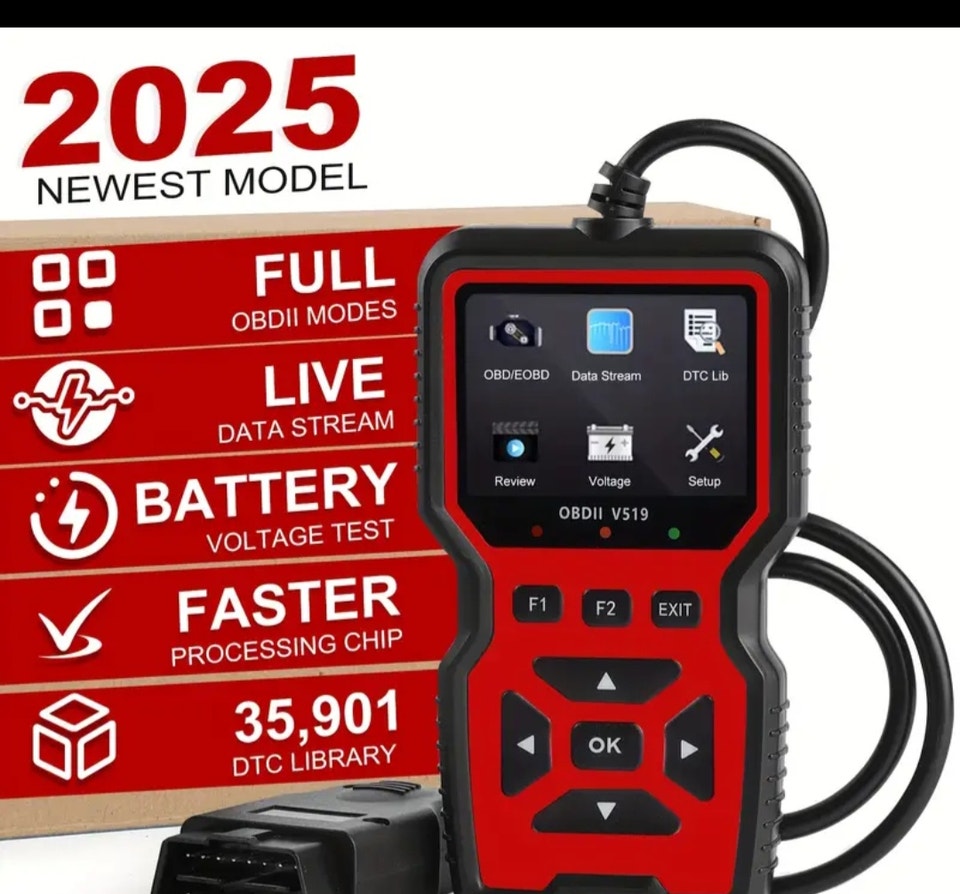 V410 OBD2 Diagnostic Code Reader, Engine Light Tester, Voltage ...