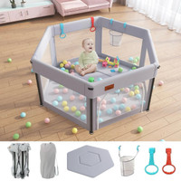 Portable Baby Playpen, Baby Playard,Indoor & Outdoor