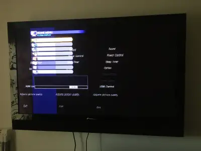Pioneer PDP-5080HD KURO Plasma TV w Remote Control and Manual, View more
